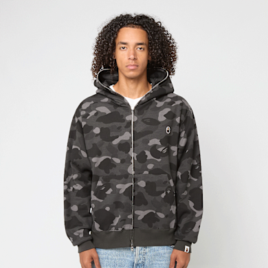 Buy A Bathing Ape One Point Color Camo Cropped Full Zip Hoodie in