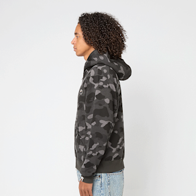 Buy A Bathing Ape One Point Color Camo Cropped Full Zip Hoodie in