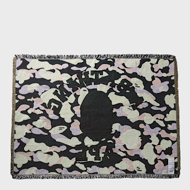 Buy A Bathing Ape 1st Camo Jacquard Blanket M in yellow