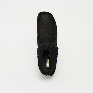 Buy Clarks x solebox Wmns Wallabee Boot in black hair on