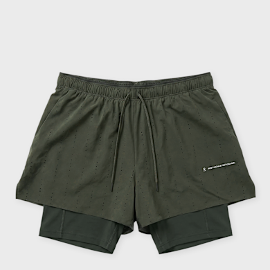 Buy On x PAF Zero 2-in-1 Shorts in molasses/black | 1MG11054785