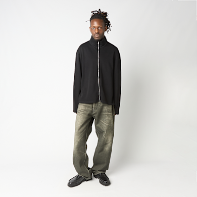 Buy Our Legacy Shrunken Fullzip Shrunken Fullzip in black | | solebox