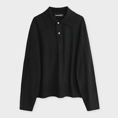 【極美品】Our legacy 26SS Rugby longsleeve Buy Our Legacy Rugby Longsleeve in black | M2266RB | solebox