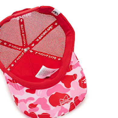 Buy adidas Originals x Bape Trucker Cap in light pink | KF4919