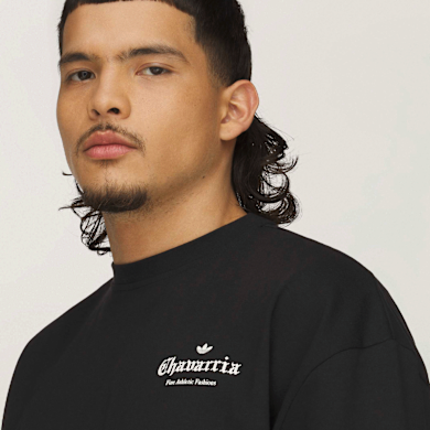 Buy adidas Originals x Willy Chavarria Logo SS Tee in black