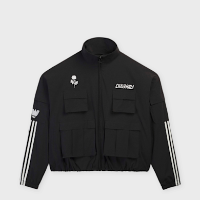 Buy adidas Originals x Willy Chavarria Cargo Track Jacket in black