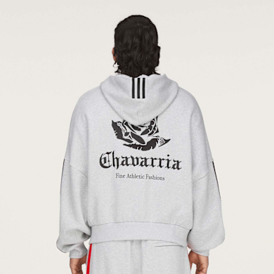 Buy adidas Originals x Willy Chavarria FZ Hoodie in grey | KV2250