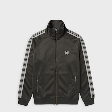Buy Needles Track Jacket - Poly Smooth in charcoal | SX404-C | solebox