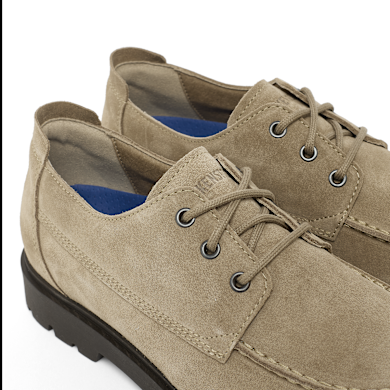 Buy Birkenstock Highwood Moc Lace Low in beige | 1031884 | solebox