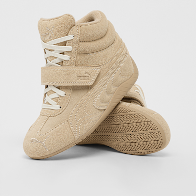 Buy PUMA Wmns Speedcat Wedge Tonal in sand dune-alpine snow