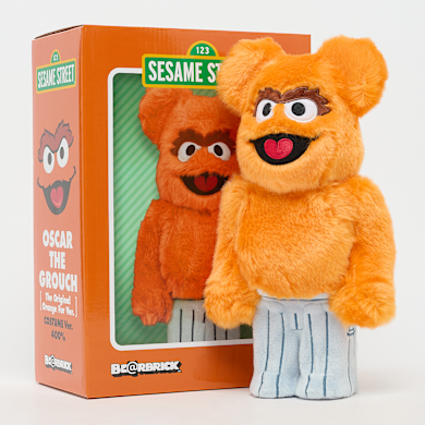 Buy Medicom Bearbrick Oscar The Grouch (The Original Orange Fur