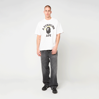 Buy A Bathing Ape x Spotify x Central Cee College Tee in white