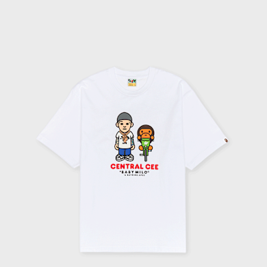 Buy A Bathing Ape x Spotify x Central Cee Baby Milo Tee in white