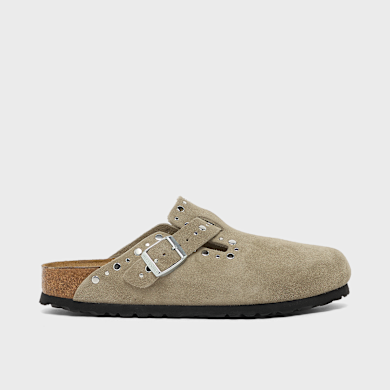 Birkenstock ローリー 37 Buy Birkenstock Boston Rivet LEVE (narrow) in grey | 1030418 | solebox