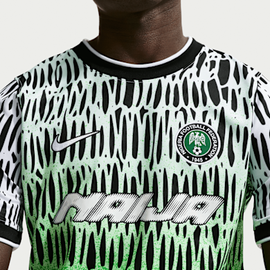Buy Nike x Slawn Nigeria Academy Pro Pre-Match Jersey in black