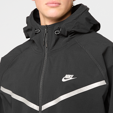 Buy Nike Tech Woven Windrunner Full-Zip Jacket in black | IM7246
