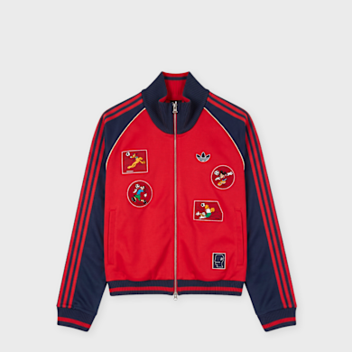 Buy adidas Originals x Braindead x Disney Track Top in red