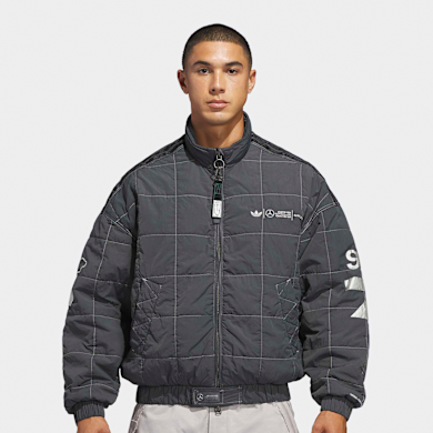 Buy adidas Originals x Bad Bunny x Mercedes Jacket in grey
