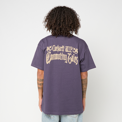 Buy Carhartt WIP Commuting Tales T-Shirt in purple | I036010-889XX