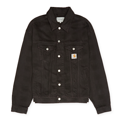 専用1 Buy Carhartt WIP Everson Trucker Jacket in black | I036266-3HVGD