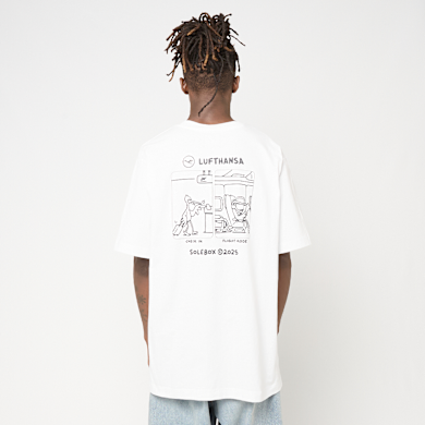 Buy solebox x Lufthansa T-Shirt Gate in white | SBXLUFTHANSA-GATE