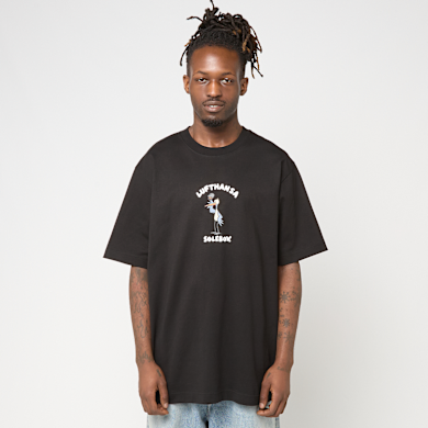 Buy solebox x Lufthansa T-Shirt Salute in black | SBXLUFTHANSA