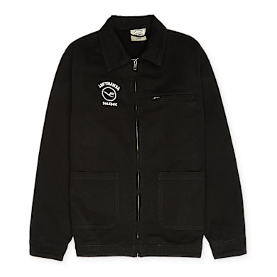 Buy solebox x Lufthansa Jacket Paperplane in black | SBXLUFTHANSA