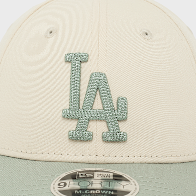 ＊igita＊ Buy New Era Side Script 9Forty® Cap LA Dodgers in beige | 60856244