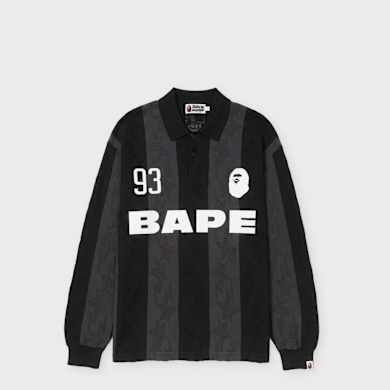 Buy A Bathing Ape Sta Stripe Pattern Jacquard Multi Logo Relaxed