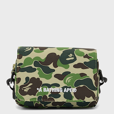 Buy A Bathing Ape ABC Camo Mini Shoulder Bag in groen