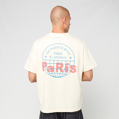 Buy adidas Originals x Bad Bunny Paris Merch Tee in beige | KW8077