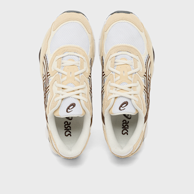 Buy ASICS SportStyle GEL-NYC in white/roasted coffee | 1203A383