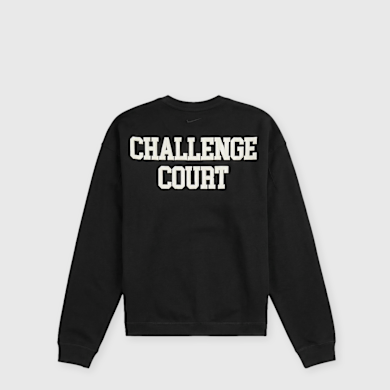 Buy Nike Club Rules Fleece Crewneck in zwart | IR0981-010 | solebox