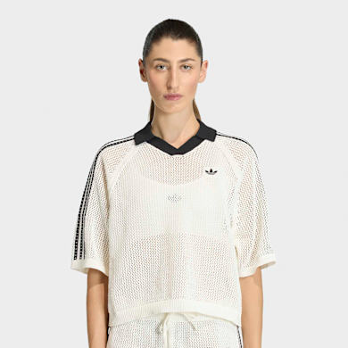 Buy adidas Originals Crochet Polo in white | KC6490 | solebox
