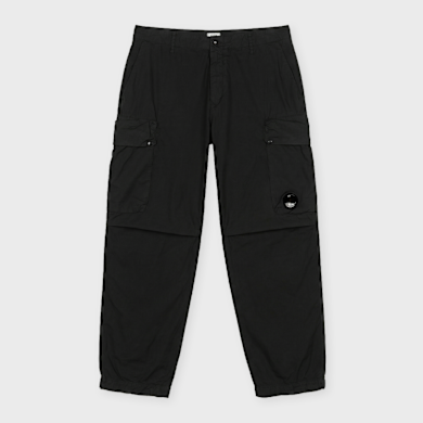 新品 C.P. COMPANY CARGO PANT C.P. Company Men's Chrome-R Loose Cargo Pants in Black C.P. Company