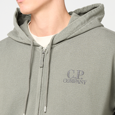 C.P. Company グレー パーカー C.P COMPANY (シーピーカンパニー) ジップポケット フルジップ