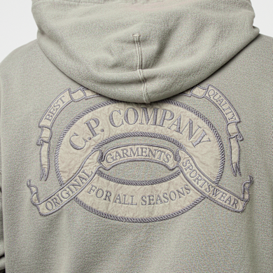 Buy C. P. Company Hoodie in grey | MSS218A00-6090O-921 | solebox
