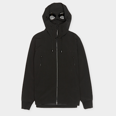 Buy C. P. Company Shell-R Goggle Jacket in black | MOW728A00-5968A