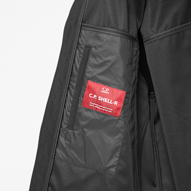 Buy C. P. Company Shell-R Goggle Jacket in black | MOW728A00-5968A