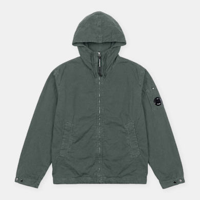 C.P. COMPANYジャケット　グレーｍ Buy C. P. Company Micro-Reps Hooded Lens Jacket in grey