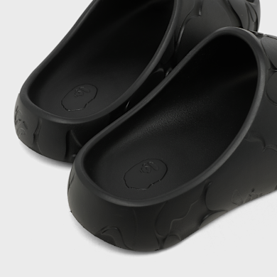 Kaufe A Bathing Ape Bape Slides #1 M in black | 001FWM301323MBLK