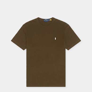 Buy Polo Ralph Lauren Classic Fit Jersey Crewneck T-Shirt in brown