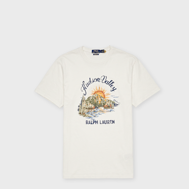 Buy Polo Ralph Lauren Classic Fit Jersey Graphic T-Shirt in white