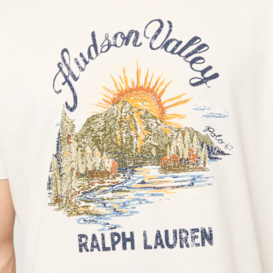 Buy Polo Ralph Lauren Classic Fit Jersey Graphic T-Shirt in white