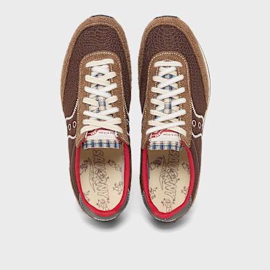 Buy Saucony x Estudio Niksen Trainer 80 in mocha/white | S71074-3