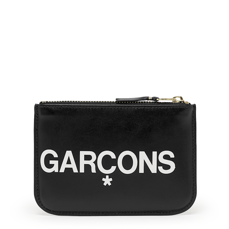 Buy Comme des Garcons Wallet Huge Logo black Huge Logo in black