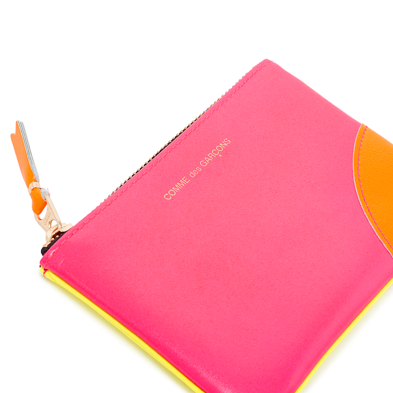 Buy Comme des Garcons Wallet Super Fluo in multicolor | SA8100SF-5