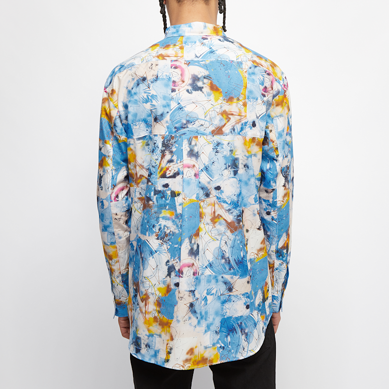 Kaufe Comme des Garcons Shirt Print C Shirt in blue | W28042-1