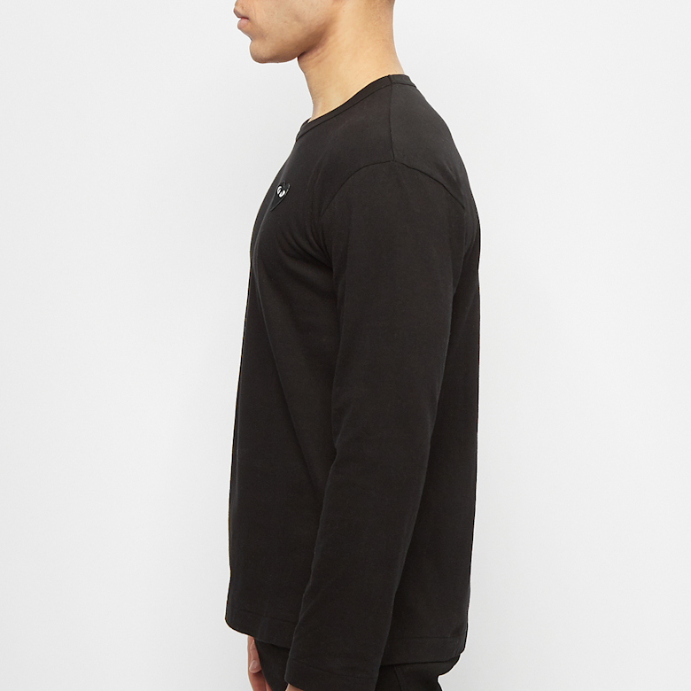 Buy Comme des Garcons Play Play Black Heart Long Sleeve T-Shirt in