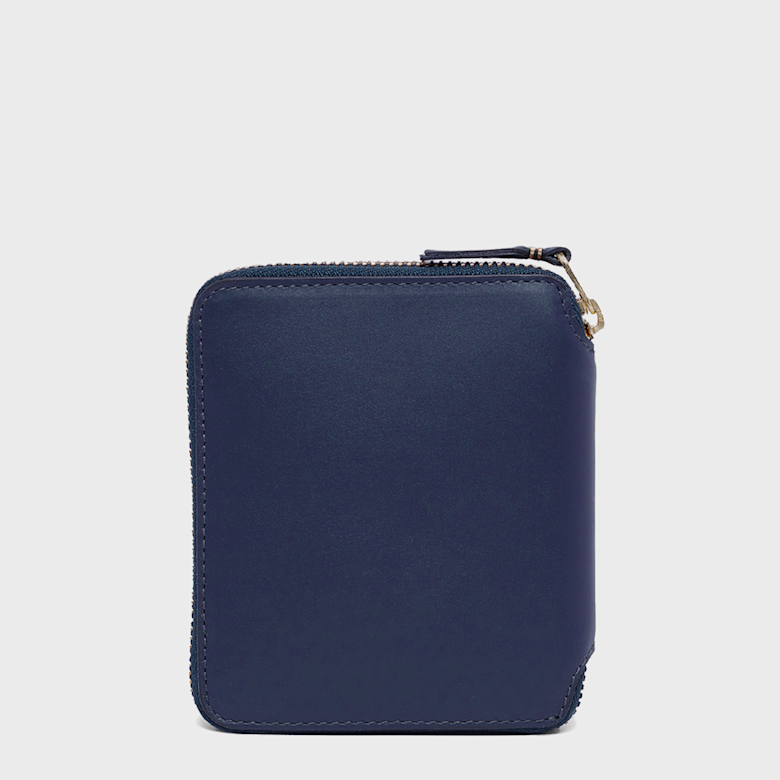 Buy Comme des Garcons Wallet Classic Line in navy | SA2100-4 | solebox